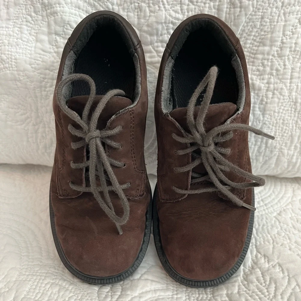 Stride Rite Dark Brown Leather Cooper Bucks- size 13M
